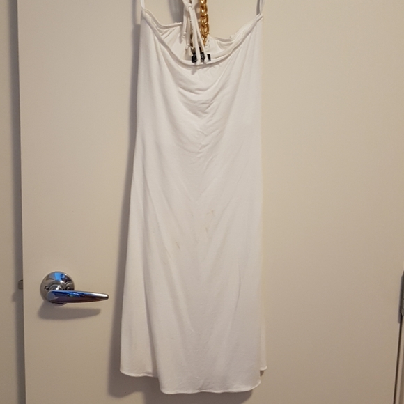 SKY chain halter angel flowy dress - Picture 3 of 3